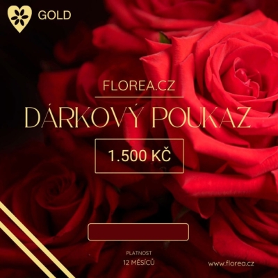 DÁRKOVÝ POUKAZ - FLOREA GOLD