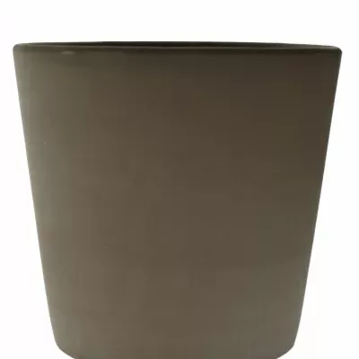 Keramický obal na květináč hnědý v23cm/d25cm