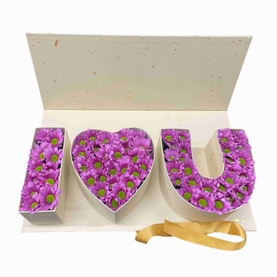 Love You Box květin 003