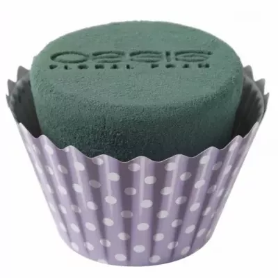 OASIS FLORAL Cupcake Tečky FIALOVÝ Ø12cm