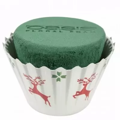 OASIS FLORAL CUPCAKE JELEN Ø 8cm