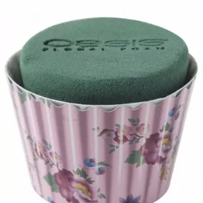 OASIS FLORAL CUPCAKE KVĚTY RŮŽOVÝ Ø 8cm