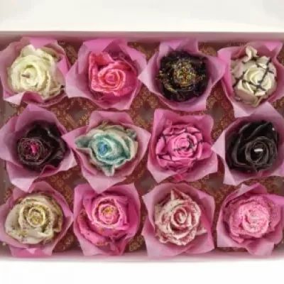 ROSA CUPCAKE CHOCOLATE STRIP PINK