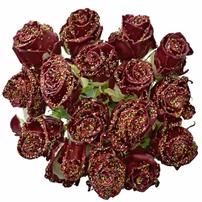 ROSA WAX BORDEAUX DISCO 70cm (XL)