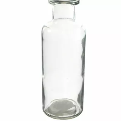 Skleněná váza BOTTLE d7cm v21cm